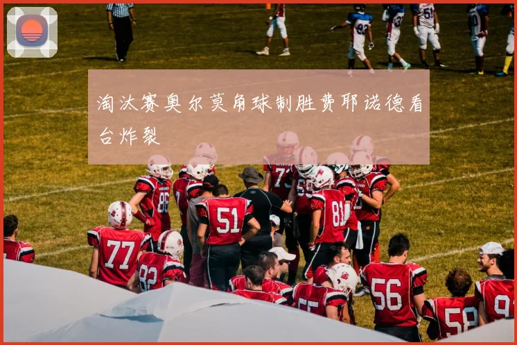 淘汰赛奥尔莫角球制胜费耶诺德看台炸裂